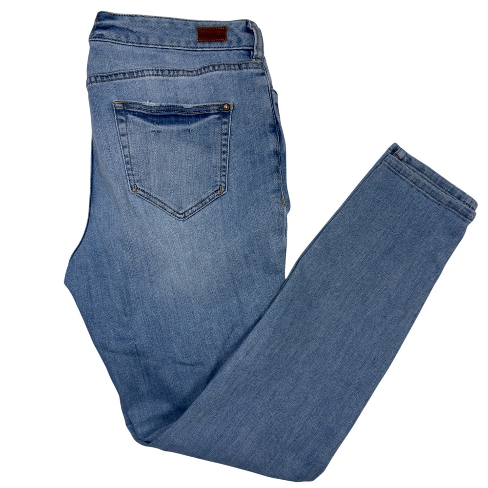 Sundance Skinny Jeans Size 29 Primrose Fit Light Wash Blue Distressed